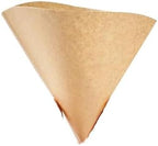 V Coffee Filter Paper Count Disposable Coffer Filters Natural Cone V-Shaped Unbleached Filter for v&60 Coffee Dripper(S：V01wood color 100pcs) by Unknown