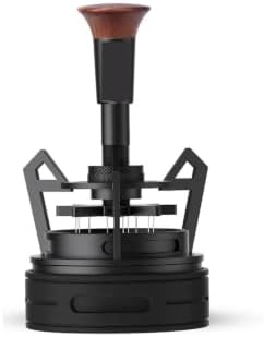 Compatible WithIKAPE V3 Espresso Rotary WDT,Coffee Stirrer With Dosing Funnel & Stand,Espresso Stirrer Distribution Tool For Barista(Black 58MM) by Unknown