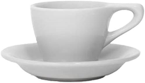 notNeutral Lino Porcelain Cup & Saucer Espresso 3 oz (3 oz, 6) by notNeutral