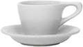 notNeutral Lino Porcelain Cup & Saucer Espresso 3 oz (3 oz, 6) by notNeutral
