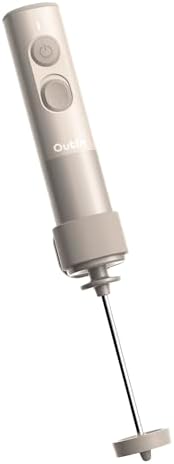 OutIn Nano Portable Electric Espresso Machine with LattoGo Milk Frother Handheld, Pearl White & Starburst Silver - Image 3