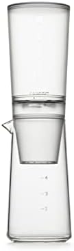 JITEM Cafetera Glass Ice Cold Dripper Coffee and Tea Maker Dripper Coffee Brewer Maker with Adjustable Water Flow Stainless Steel Filter for Coffee or Tea by Unknown
