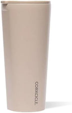 Corkcicle Insulated Tumbler with Sliding Lid, 24 oz, Desert by Corkcicle