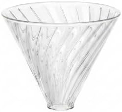 20.3 fl oz Diamond Cut Glass Coffee Server, High Borosilicate Carafe for Pour Over Brewing and Serving by Unknown