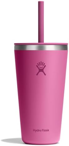 Hydro Flask All Around Tumbler Straw Lid, Insulated Travel Mug, Stainless Steel Coffee Cup 28 Oz Reef by Unknown