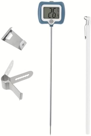 Digital Candy Thermometer with 304 Stainless Steel Probe & Pot Clip by Unknown