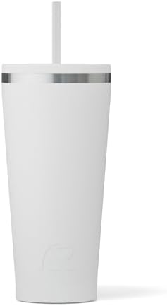 RTIC 20oz Everyday Tumbler, Insulated, Ceramic Lined, White - Image 6