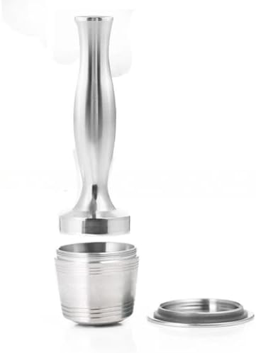 Refillable 304 Stainless Steel Reusable Coffee Capsule Set – Food Grade Environmentally Friendly Material · With Measuring Spoon and Brush · Must-have for Home/Office/Cafe (Set6) - Image 3