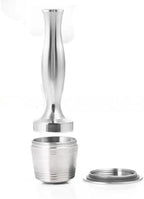Refillable 304 Stainless Steel Reusable Coffee Capsule Set – Food Grade Environmentally Friendly Material · With Measuring Spoon and Brush · Must-have for Home/Office/Cafe (Set5) - Image 3