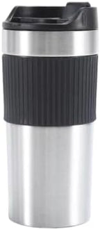 Portable Coffee Maker French Press Insulated Mug With Double Walled Insulated Vacuum Coffee Tea Mug For Travel Outdoor(Silvery) by Unknown
