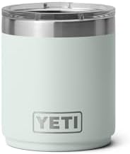 YETI Rambler 10 oz Ceramic Lined Lowball 2.0, Vacuum Insulated with MagSlider Lid, Ridgeline by YETI