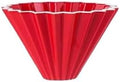 Handmade Reusable 2-4 Cups Ceramic Coffee Dripper Filter Cup For Pour Over(Red) by Unknown