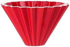 Handmade Reusable 2-4 Cups Ceramic Coffee Dripper Filter Cup For Pour Over(Red) by Unknown