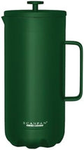 Scanpan to GO French Press Coffee Maker 1.0L, Forest Green - Serves 8 Cups - 18/8 Food Grade Stainless Steel, Drip-Free Spout - Scratch-Free Coating - Dishwasher Safe by Scanpan