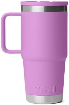 YETI Rambler 20 oz Travel Mug with Flip Straw Lid – Stainless Steel, Vacuum Insulated, Leakproof, Cup Holder Friendly, Desert Bloom - Image 5