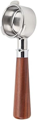 Jiawu Bottomless Stainless Steel Handheld Portafilter for 8 Series Coffee Machine 54mm Clear View Easy Clean for Home Barista Stainless Steel 1 X Bottomless Portafilter (#1) - Image 4