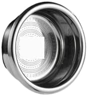 Precision High Extraction Espresso Basket Filter,Micro Sieve With 304 Stainless Steel For 51/54 / 58mm(53mm 16g Silver) by Unknown