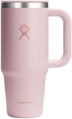 Hydro Flask Coffee Travel Tumbler Mug – Insulated Stainless Steel, Leak Resistant Hot & Iced Coffee Cup 24 Oz Trillium Pink - Image 3