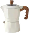 Stovetop Espresso Maker Moka Pot 4 Cup Italian Coffee Maker Color White by SHAREZEVERMUZE