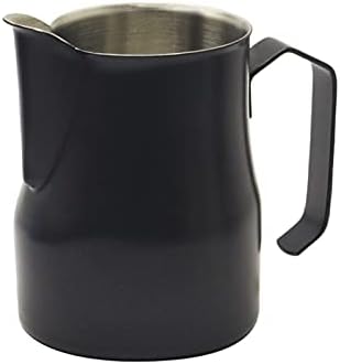 Gravy Boat Milk Jug 500ml/700ml Stainless Steel Frothing Pitcher Pull Flower Cup Coffee Milk Frother Latte Art Milk Foam Tool Coffeware Sauce Jug (Color : Teflon-700ml) by Unknown