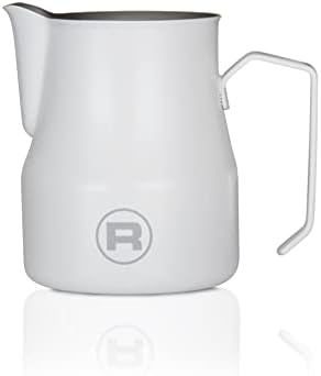 Rocket Frothing Pitcher Set, 16.9oz & 12oz (Matte White) Barista Accessory Bundle - Image 2