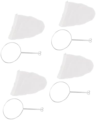 10 - Pack Reusable Mesh Storage Bags for Tea & Coffee | Fine Strainer Bags with Zipper | For Loose Leaf Tea/Cold Brew/Juice (S) - Image 6