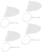 10 - Pack Reusable Mesh Storage Bags for Tea & Coffee | Fine Strainer Bags with Zipper | For Loose Leaf Tea/Cold Brew/Juice (S) - Image 6