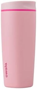 Owala SmoothSip Slider Insulated Stainless Steel Coffee Tumbler, Reusable Iced Coffee Cup, Hot Coffee Travel Mug, BPA Free 20 oz, Pucker Up by Unknown