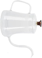 Pour Over Coffee Pot,Gooseneck Glass Coffee Carafe,High Borosilicate Glass Coffee Pot Swan Neck Thin Mouth Kettle Hand Made Coffee Maker Pour Over Kettle(600ML) - Image 4