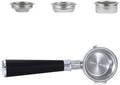 58MM Bottomless Filter Portafilter,Compatibility E61 brewing head, with 1/2/4 cups basket(Type a) by Unknown