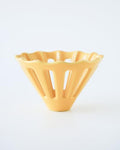 Dotyk Handmade Ceramic Coffee Dripper October – Manual Pour Over Coffee Maker, Designed in Kyiv Ukraine (Yellow) by Unknown