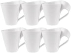 Villeroy & Boch NewWave Caffe Mugs, Set of 6, Premium Porcelain, Made in Germany, 10 oz Capacity, White by Unknown