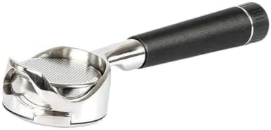 58MM Coffee Machine Portafilter Handle,Compatible With Gaggia,Coffee Machine Modified Handle Filter Bottomless Hollow Portafilter Stainless Steel Filter(58mm-black) by Unknown