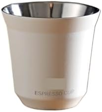 304 Stainless Steel Espresso Mugs 80ML Coffee Cups Insulated Double Wall Heat-insulating Safe Small Capacity Drink(8-24W 2pcs) by Unknown
