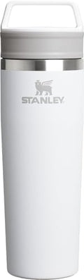 STANLEY Cafe To Go Travel Mug 20 oz | Leakproof Two-Part Drink Through Lid | Tumbler Cup for Coffee, Tea and Drinks | Insulated Stainless Steel Coffee Mug | BPA-Free | Frost by Unknown