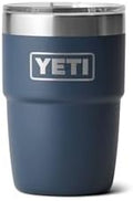 YETI Rambler 8 oz Insulated Coffee Mug with Lid - Stackable Double-Wall Vacuum Insulated Coffee Cup - DuraSip Ceramic Lining - Barista-Friendly Design - Stainless Steel - Dishwasher Safe by YETI