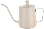 Gooseneck Pour Over Kettle 20oz (600ml), 304 Stainless Steel by CACXKEP