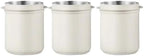 58mm Espresso Coffee Dosing Cup Portafilter 304 Stainless Steel Accessories Home Barista Gift(3pcs White) by Unknown