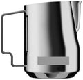 350ml 450ml Turbo Milk Frothing Pitcher Steaming Pitchers Professional Milk Foam Jug Home Barista Kitchen Accessorie(350ml Glossy) by Unknown