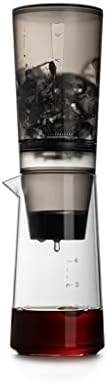 JITEM Cafetera Glass Ice Cold Dripper Coffee and Tea Maker Dripper Coffee Brewer Maker with Adjustable Water Flow Stainless Steel Filter for Coffee or Tea by Unknown