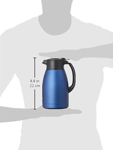 Zojirushi SH-HC15AD Stainless Steel Vacuum Carafe, 1.5 Liter, Matte Navy - Image 3