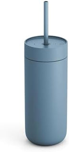 Fellow Carter Cold Ceramic Lined Tumbler 16 oz with Straw Lid, BPA-Free by Unknown
