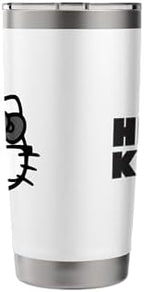 Hello Kitty Nerd Glasses Black Stainless Steel Insulated Tumbler - Image 2