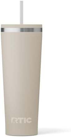 RTIC 28oz Everyday Tumbler, Insulated, Ceramic Lined, Beach by RTIC