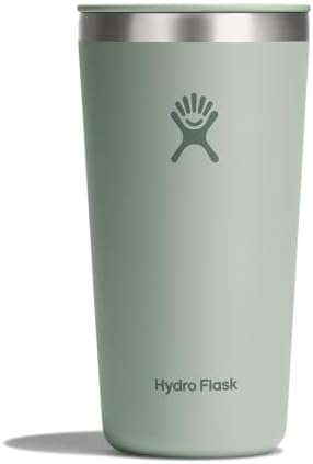 Hydro Flask All Around Tumbler Press-in Lid, Insulated Travel Mug, Stainless Steel Coffee Cup 20 Oz Agave Green by Unknown