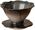 Porcelain Coffee Dripper Ceramic Filter Cup Manual Brew Tool Chic Home Barista Accessories Reusable(Black) by Unknown