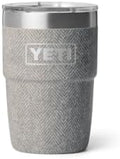 YETI Rambler 8 oz Insulated Coffee Mug with Lid - Stackable Double-Wall Vacuum Insulated Coffee Cup - DuraSip Ceramic Lining - Barista-Friendly Design - Stainless Steel - Dishwasher Safe by YETI