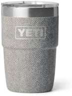 YETI Rambler 8 oz Insulated Coffee Mug with Lid - Stackable Double-Wall Vacuum Insulated Coffee Cup - DuraSip Ceramic Lining - Barista-Friendly Design - Stainless Steel - Dishwasher Safe by YETI