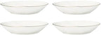 Lenox Blue Bay White Porcelain Pasta Bowl Set for 4, 24oz by Lenox