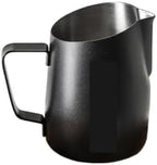 Frothing Pitcher 420ml Milk Frother Cup Espresso Steaming Pitcher Stainless Steel Milk Frother Jug Home Barista Tool(1pcs) by Unknown